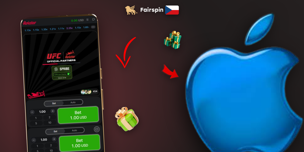 Postranní panel Aviator na Fairspin Casino se statistikami multiplikátorů, živými sázkami a chatem