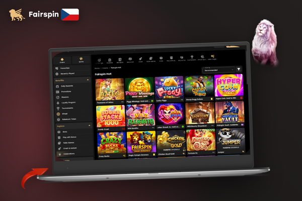 Usmívající se operátor Fairspin Casino na live chatu odpovídá během pár minut