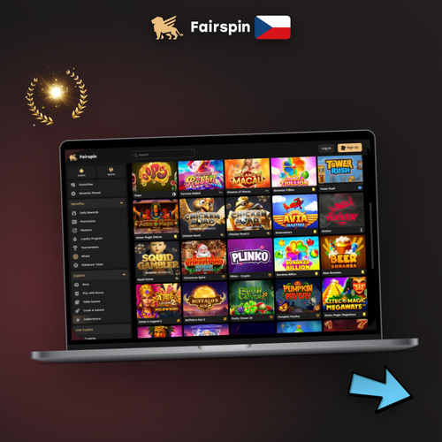 Fairspin Casino desktop verze běžící plynule na PC s celou herní knihovnou