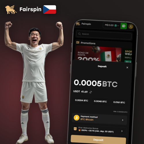Fairspin Casino vklad přes Visa, Mastercard, Skrill a Bitcoin na mobilním telefonu