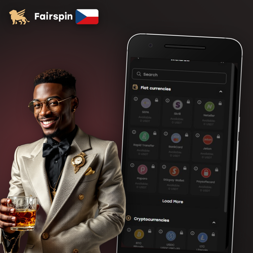 Fairspin Casino výběr peněz – přehledná ilustrace s peněženkou a ikonou výplaty